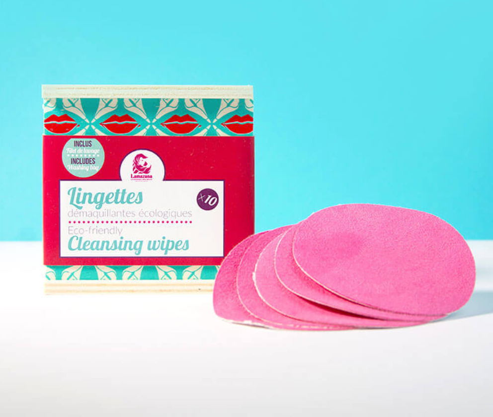 Coffret 10 lingettes démaquillantes lavables - Lamazuna