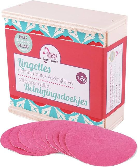 Coffret 10 lingettes démaquillantes lavables - Lamazuna